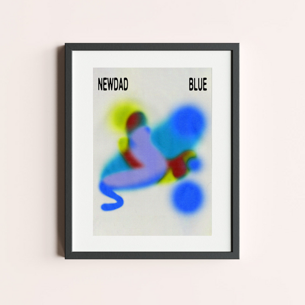 Blue A4 Poster (Frame Not Included)
